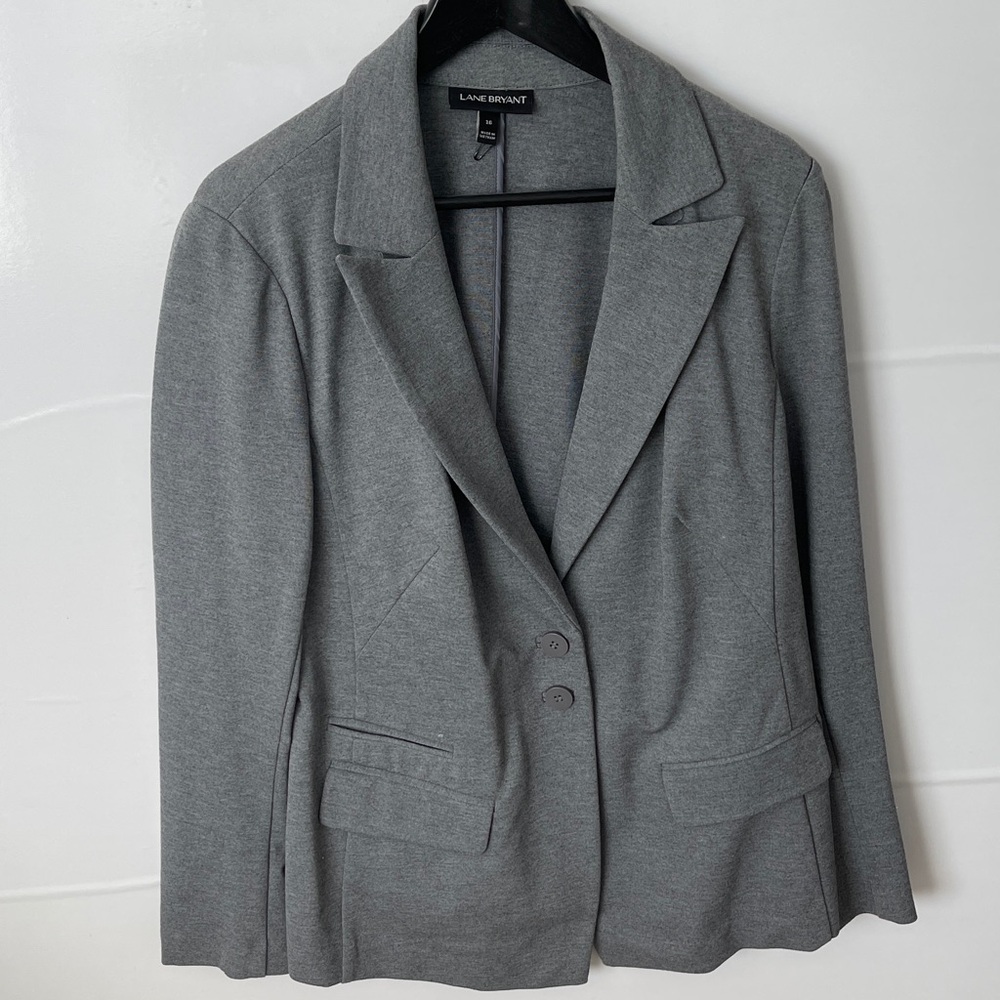 Lane Bryant Charcoal Women's Suit Jacket